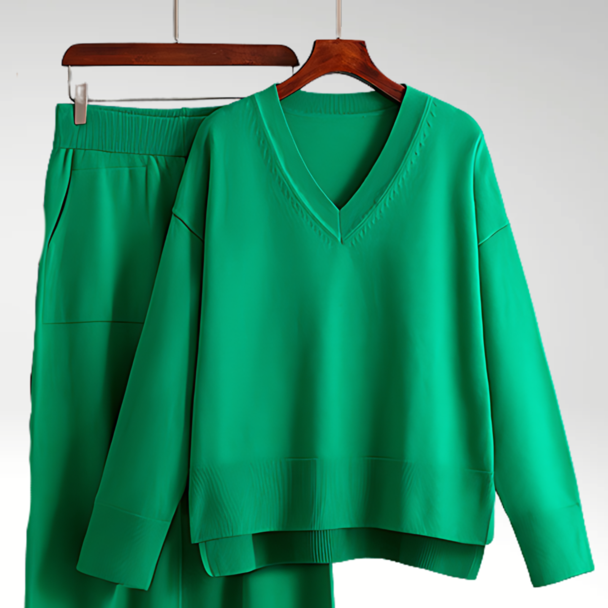 AVA & GRACE NYC™ | Chic V-Neck Set