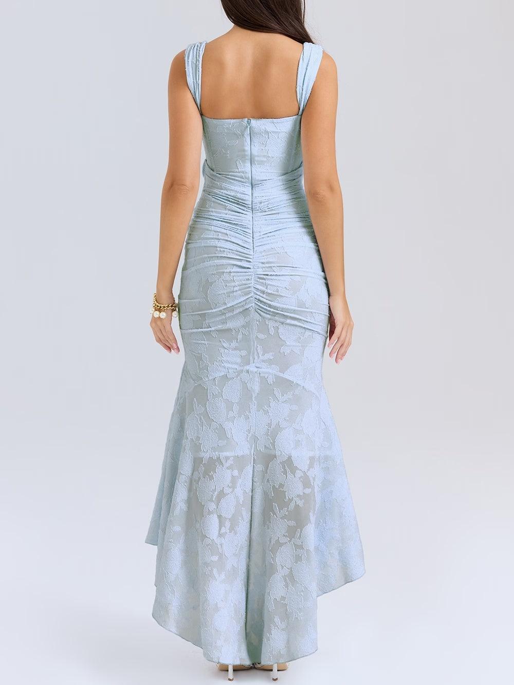 AVA & GRACE NYC™ | Sleek Maxi Floral Print Dress