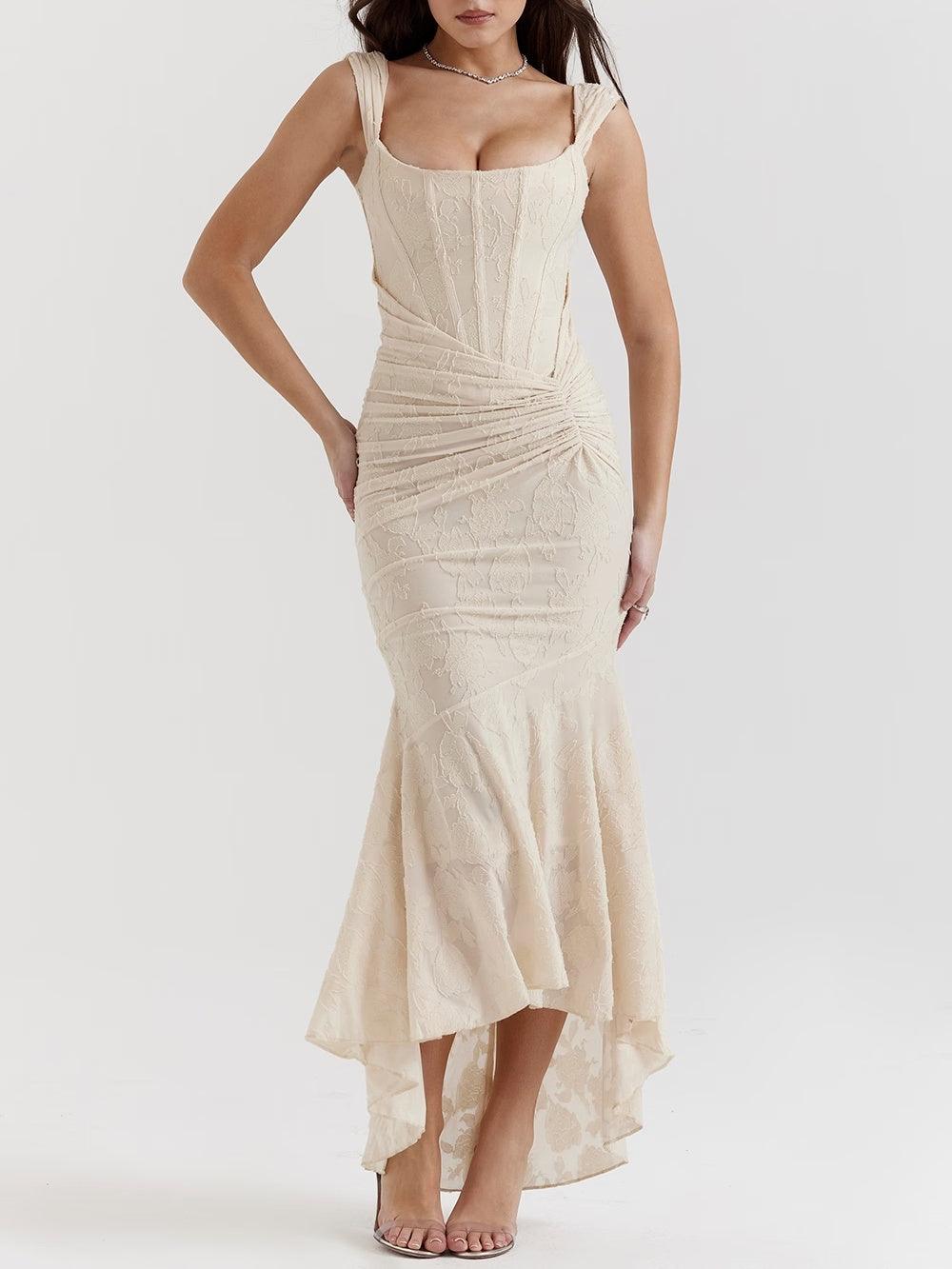 AVA & GRACE NYC™ | Sleek Maxi Floral Print Dress