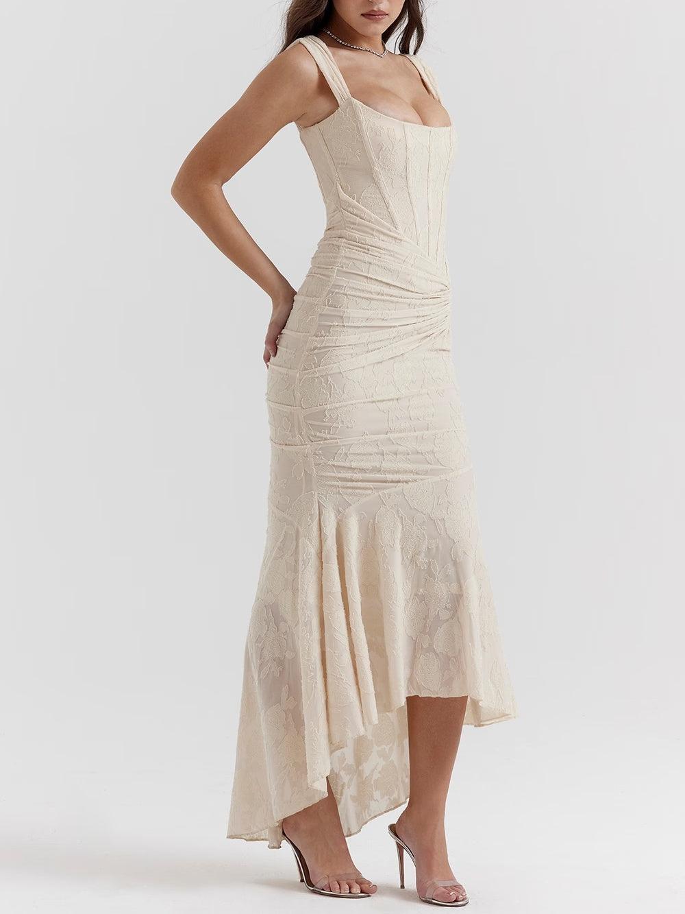 AVA & GRACE NYC™ | Sleek Maxi Floral Print Dress