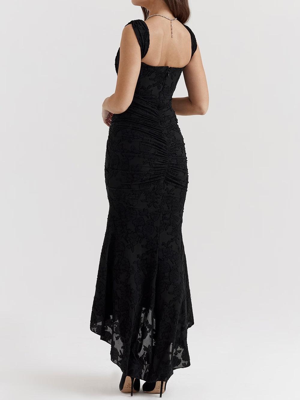 AVA & GRACE NYC™ | Sleek Maxi Floral Print Dress