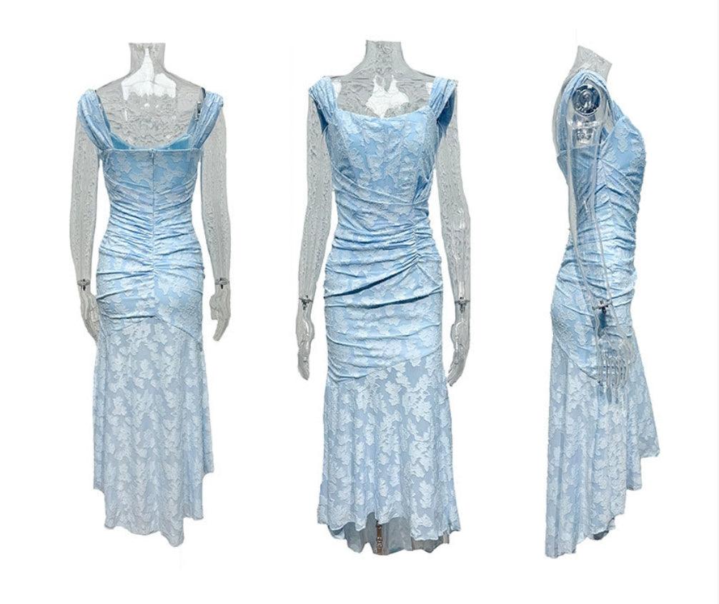 AVA & GRACE NYC™ | Sleek Maxi Floral Print Dress