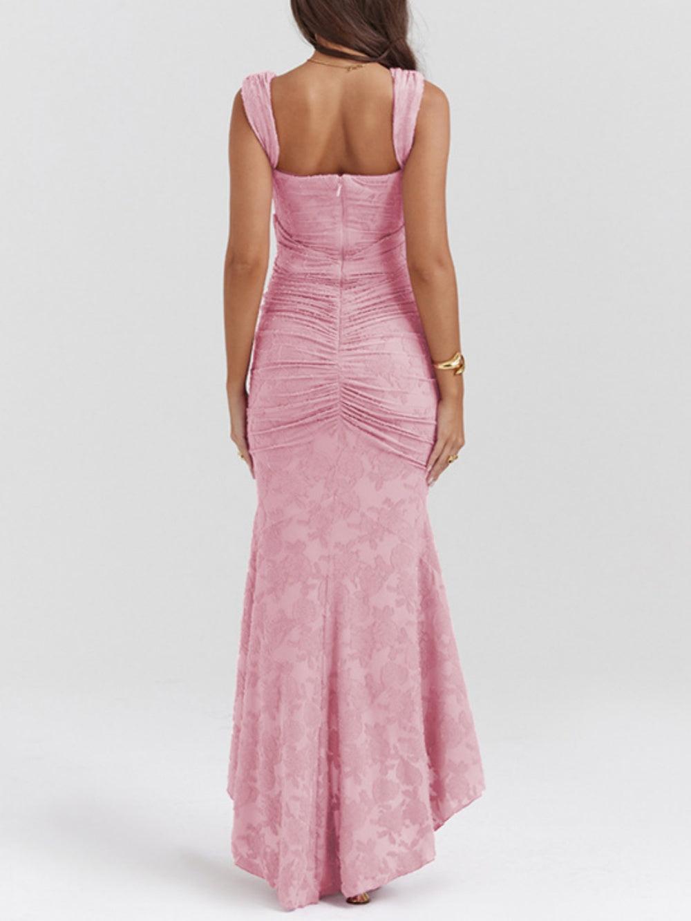 AVA & GRACE NYC™ | Sleek Maxi Floral Print Dress