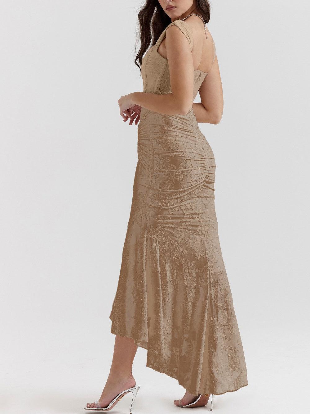 AVA & GRACE NYC™ | Sleek Maxi Floral Print Dress