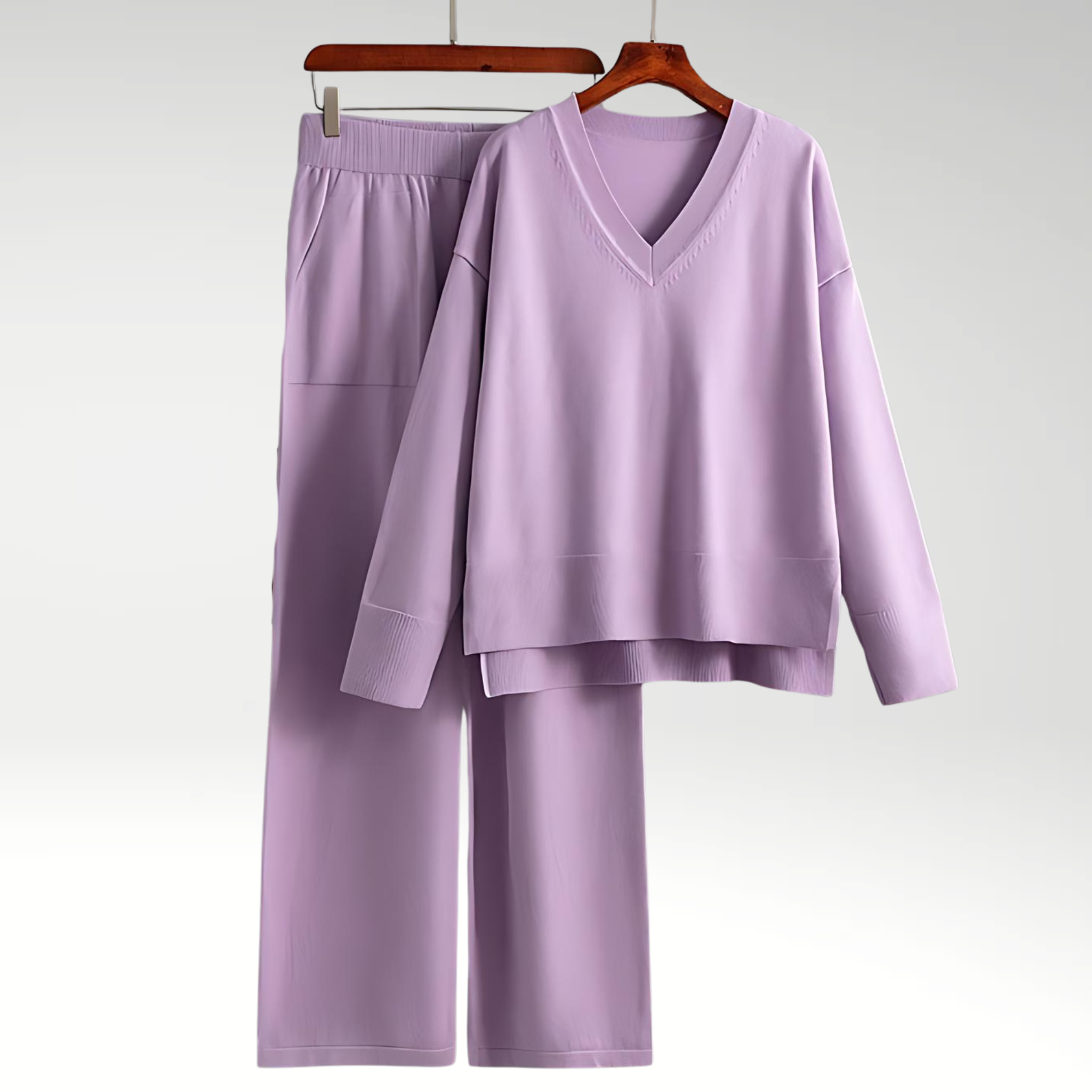 AVA & GRACE NYC™ | Chic V-Neck Set