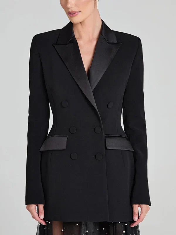 AVA & GRACE NYC™ | Stylish Satin Blazer