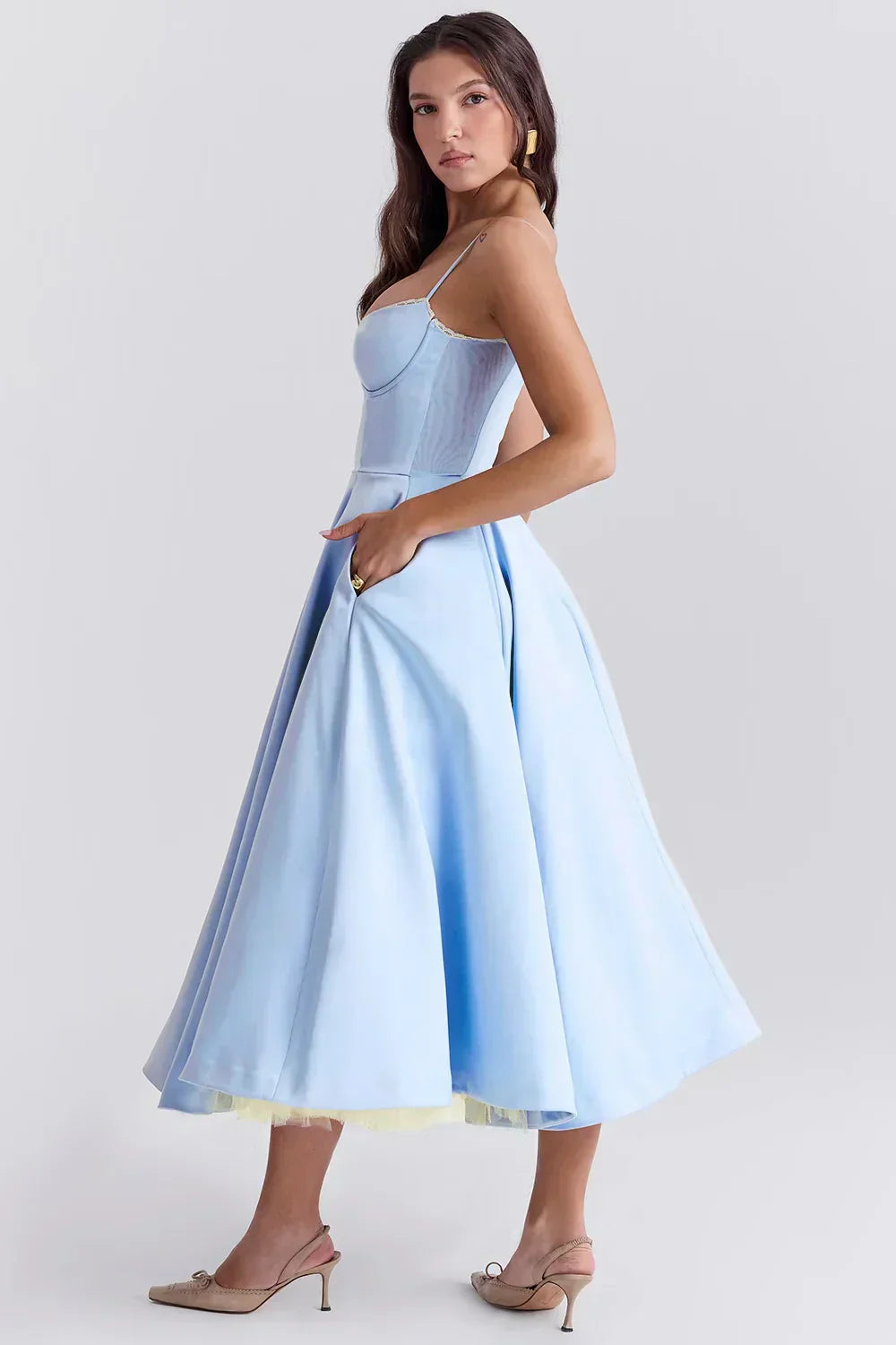 AVA & GRACE NYC™ | Sleek Midi Dress