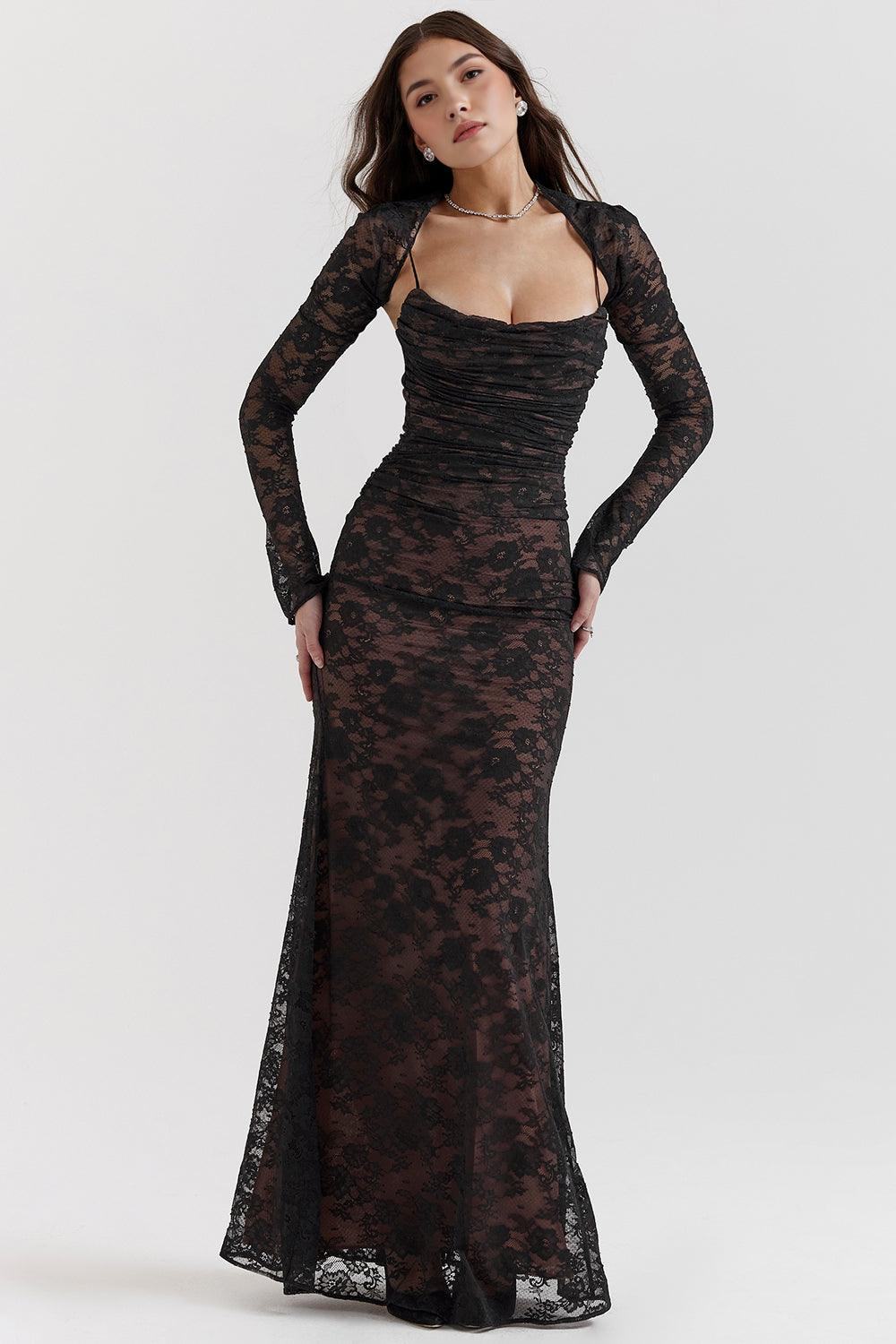 AVA & GRACE NYC™ | Graceful Maxi Lace Dress