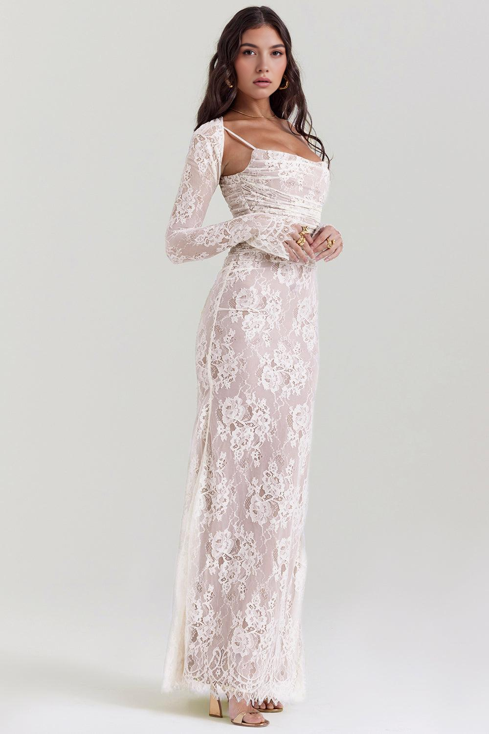 AVA & GRACE NYC™ | Graceful Maxi Lace Dress