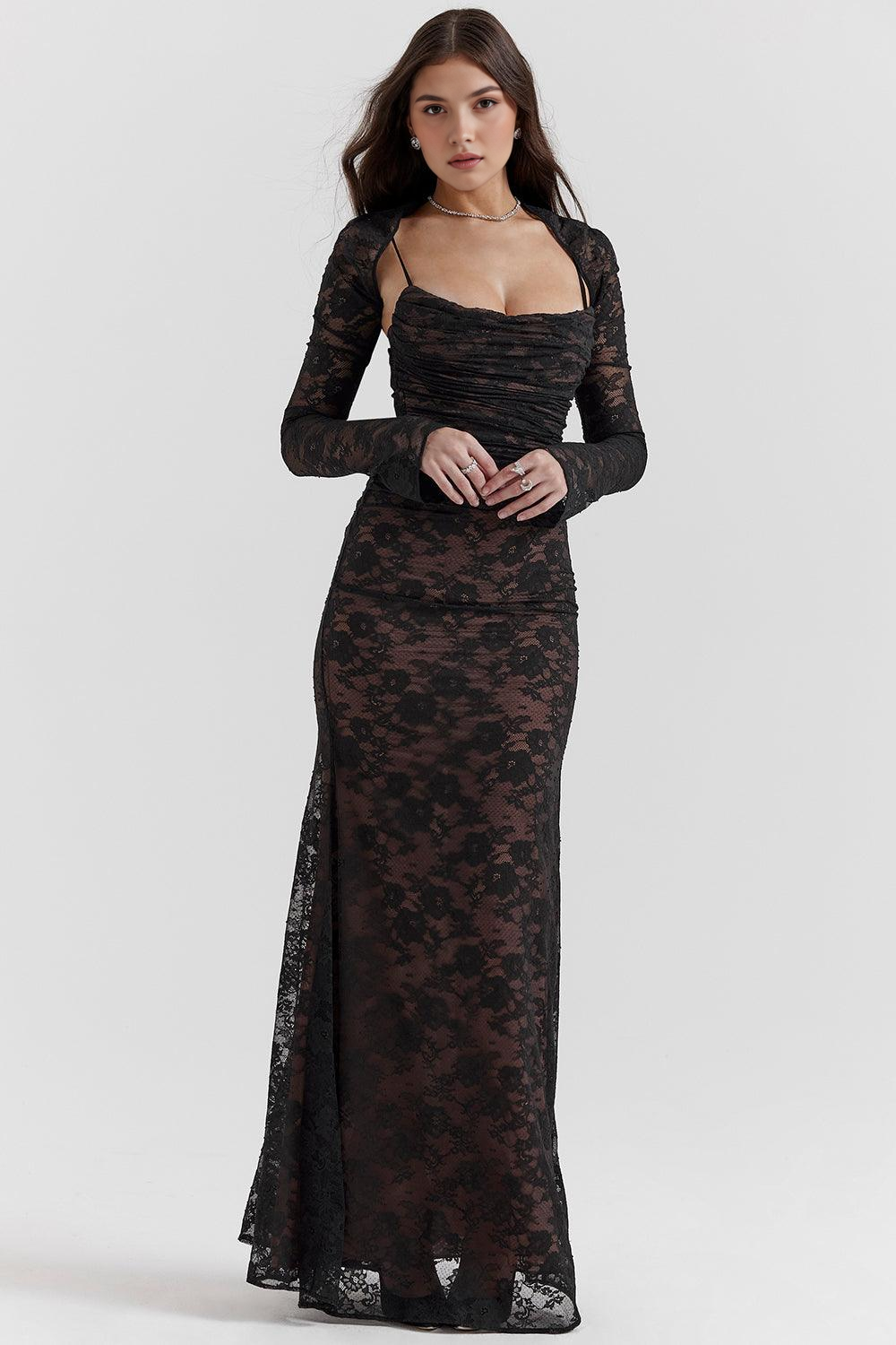 AVA & GRACE NYC™ | Graceful Maxi Lace Dress
